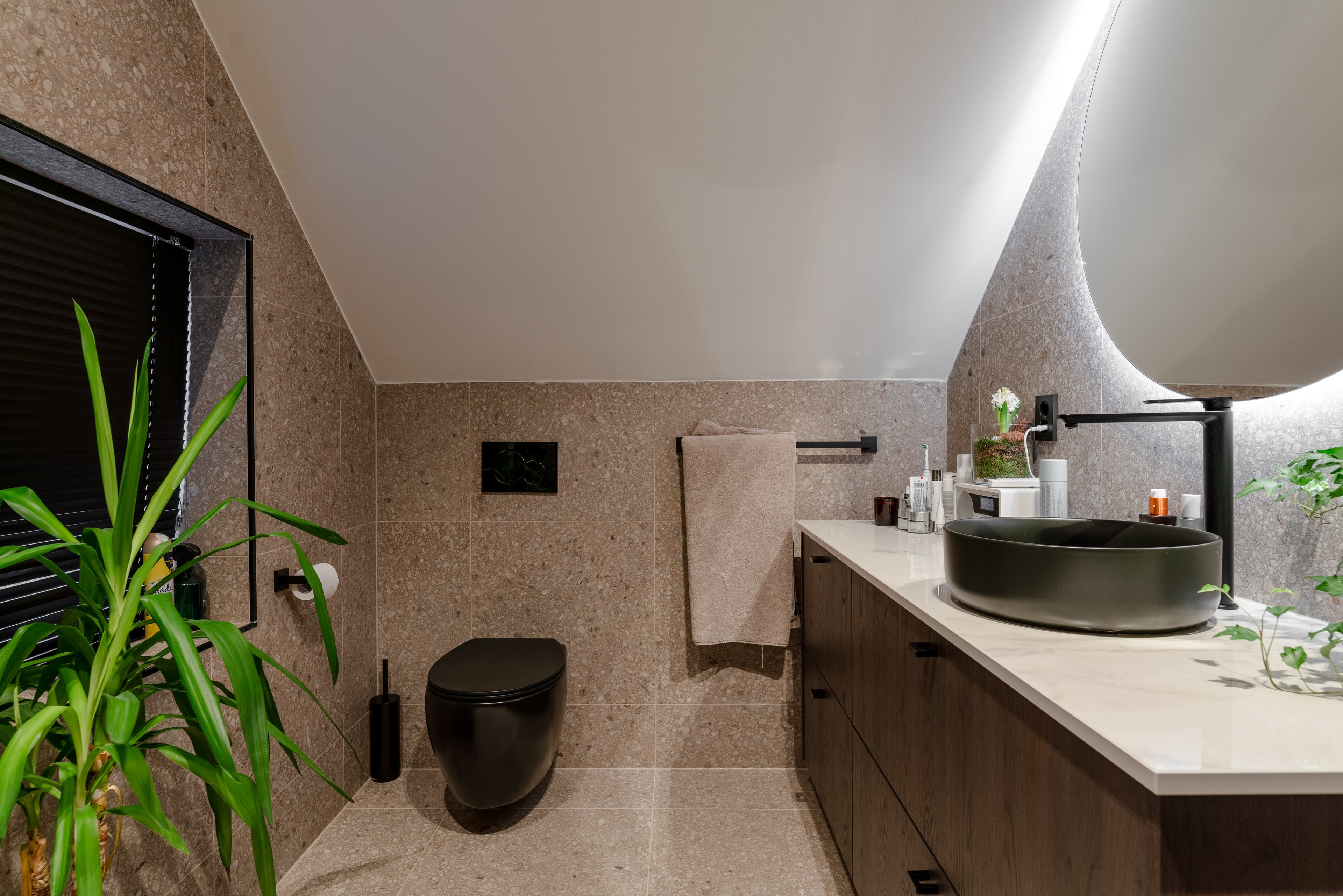 Detalj av baderomsinnredning